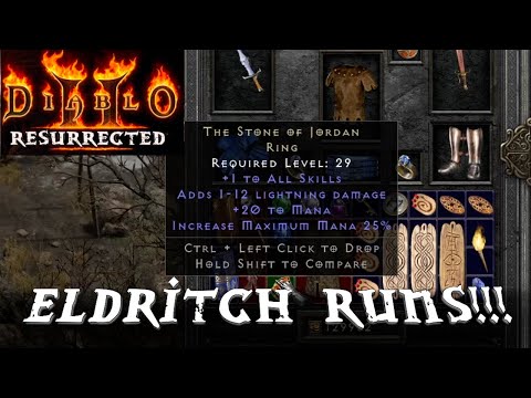 Diablo 2 Resurrected Ladder (Season 1): 142 Eldritch Runs!