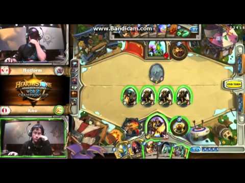 【Heart Stone】炉石传说国际赛半决赛 Hotform vs Kno(Canada vs Japan） #part 4