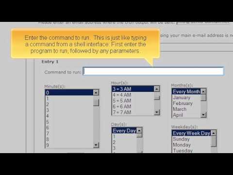 How to set up a cron job