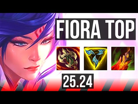 FIORA vs NASUS (TOP) | 60K damage | TR Challenger | 25.24
