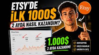 Etsy'de 0'dan 1000 Dolara — Gerçek Verilerle Anlatıyorum