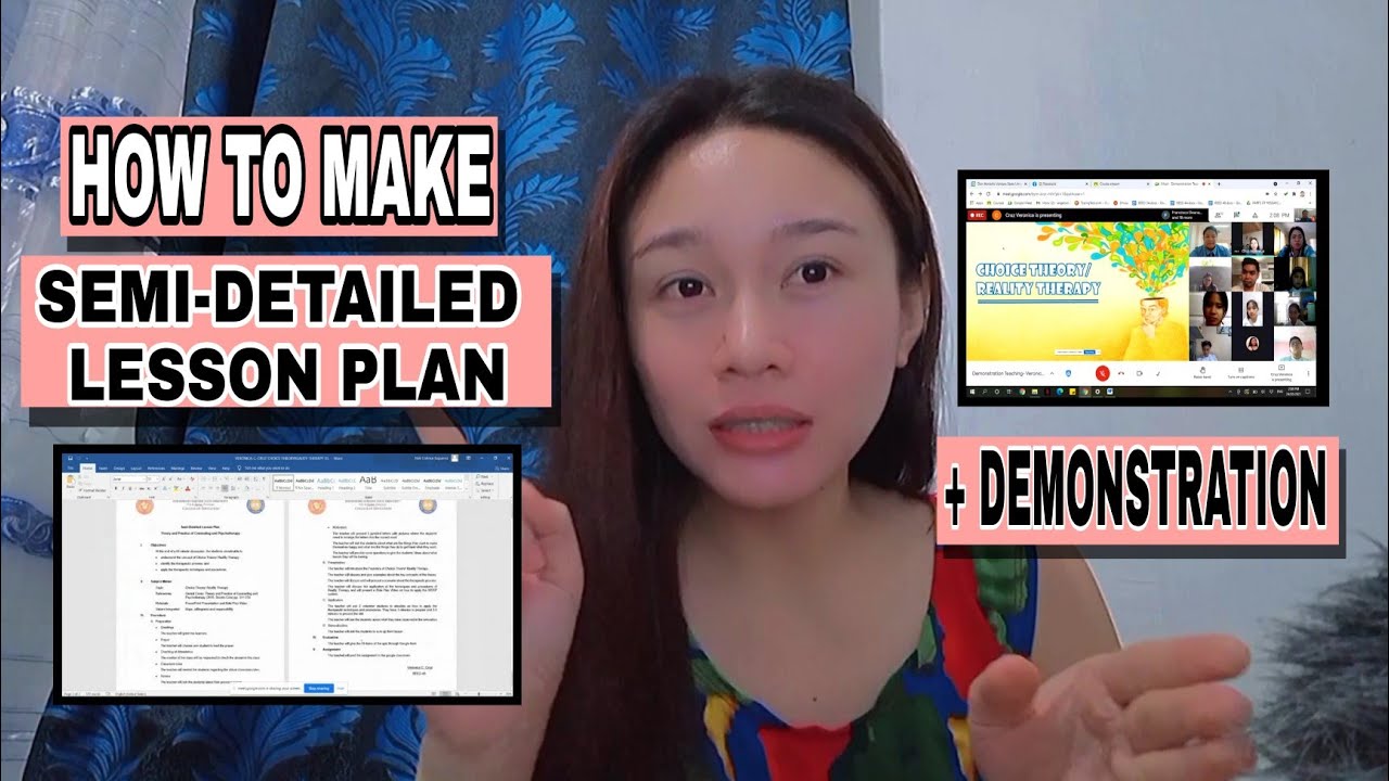 PAANO GUMAWA NG SEMI-DETAILED LESSON PLAN | STEP BY STEP | DEMONSTRATION | Ve Neil Vlogs