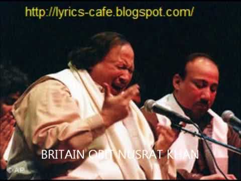 Sochta Hoon Ke Woh Kitne Masoom Thay Lyrics   Nusrat fateh ali khan