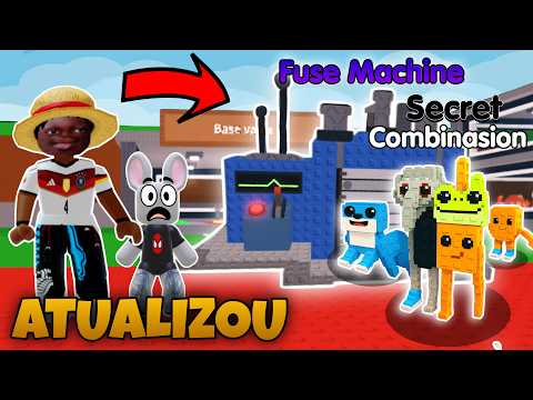 FUSION MACHINE! DRAGON CANELLONNI and LOS TUNTUNZITOS in the STEAL THE BRAINROT UPDATE!