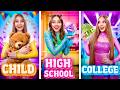 Child Vs High School Vs College Sister We Gave 1000 To Ages 10 18 To Spend