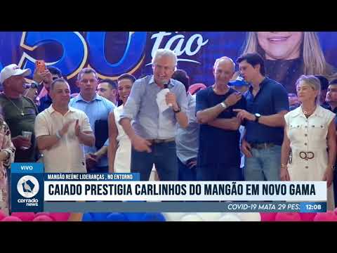 Presença de peso: Governador Ronaldo Caiado marca presença no aniversário de Carlinhos do Mangão em Novo Gama