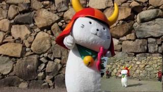 preview picture of video 'ひこにゃんと彦根城【Hikone Castle and Character　Hikonyan】'