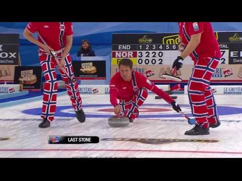 CURLING: NOR-FRA Euro Chps 2013 - Men Draw 2 HIGHLIGHTS