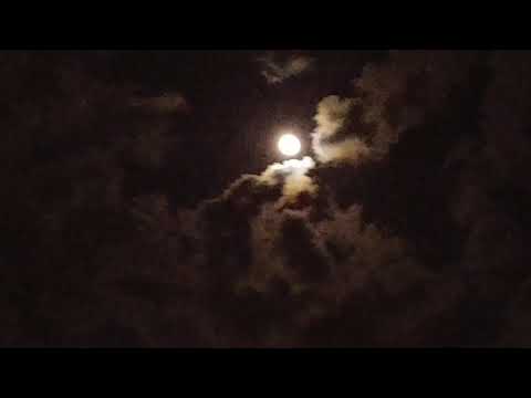 Moon moving through clouds!!! Sep 9 2017