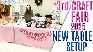 NEW CRAFT FAIR BOOTH SETUP! Craft Fair Booth Display Ideas! First Time doing an L Booth Setup