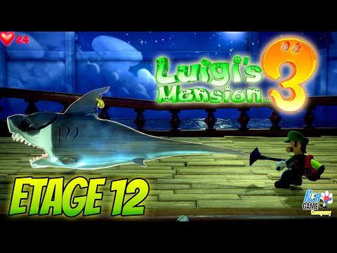 Luigi's Mansion 3 Floor 12 The Spectral Catch Boss Pirate Shark Nintendo Switch Gameplay French
