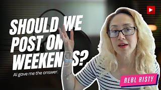 LinkedIn: Should we post on weekends? AI gave me the answer.