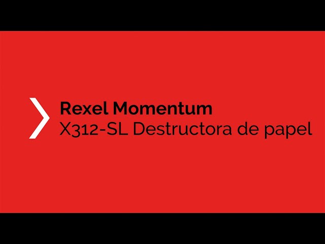 Destruidora de Documentos Rexel Momentum X312sl Capacidade de Corte 12 Folhas video