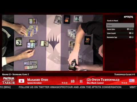 Pro Tour Khans of Tarkir, Round 13 (Standard): Owen Turtenwald vs. Masashi Osio