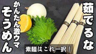 素麺はすべてこれ！茹でずに簡単そうめん 奇跡の玉ねぎ大葉 激ウマつゆ 素麺アレンジレシピ 夏バテ 疲労回復 熱中症 高血圧 血液サラサラ 麺活 ライフハック 裏技