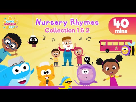 Nursery Rhymes Collection Vol 1 & 2 - Kids Song - Vocals Only - 20 Songs - Compilation - 40mins