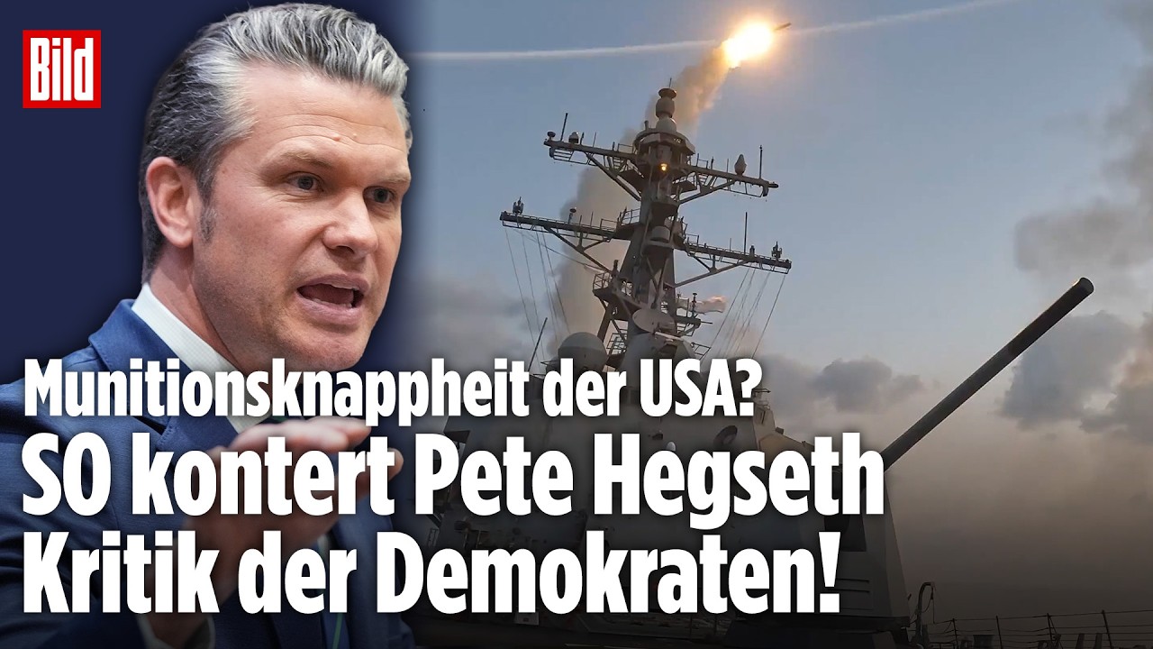 KRIEG IM NAHEN OSTEN: Geht den USA bald die Munition aus? US-Kriegsminister widerspricht Demokraten!