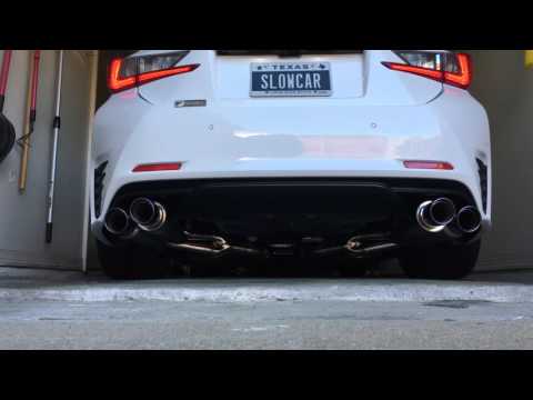 APEXI Catback Exhaust, Lexus RC350