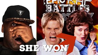 Historian Reacts to Gordon Ramsay vs Julia Child Epic Rap Battles of History Reaction
