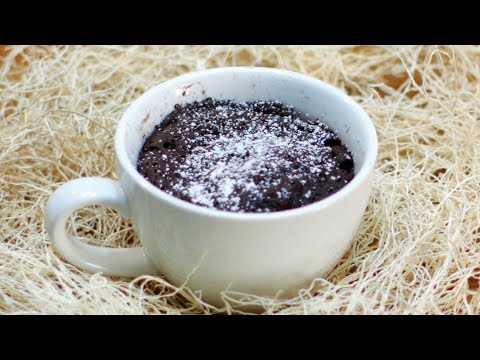How to make a mug cake | Microwave Mug Cake Recipe (no eggs, 3 ingredients)