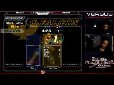 Versus Weekly 08/27/17 - Smilez =D (Falco, Fox) vs Trikrome (C. Falcon) - Melee
