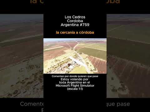 Los Cedros, Cordoba desde el Microsoft Flight Simulator #loscedros #cordoba #msfs #argentina