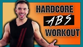 10 Min hardCORE Abs Workout :: At Home Ab Workout, Abdominal and Oblique Exercises, No Equipment