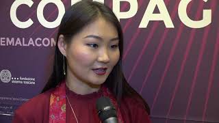 Bayra Bela, Miss World Mongolia e attrice, al Festival Cinema e Donne video