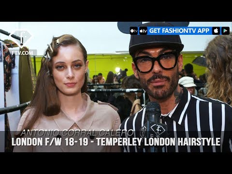 London Fashion Week Fall/Winter 18-19 - Temperley London Hairstyle | FashionTV | FTV