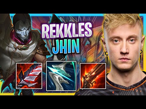 REKKLES HARD CARRY WITH JHIN! | FNC Rekkles Plays Jhin ADC vs Jinx!  Season 2023