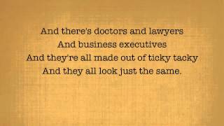 Walk Off The Earth - Little Boxes (With Lyrics)