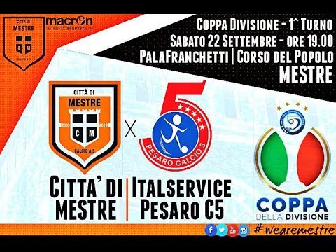 Coppa della Divisione, Citta' di Mestre - Italservice Pesaro 0-6