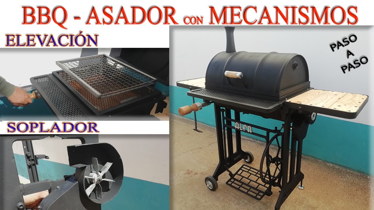 Watch Como hacer Barbacoa - Chulengo - Asador con bidón (Homemade BBQ with mechanisms) Now Como hacer Barbacoa - Chulengo - Asador con bidón (Homemade BBQ with mechanisms)