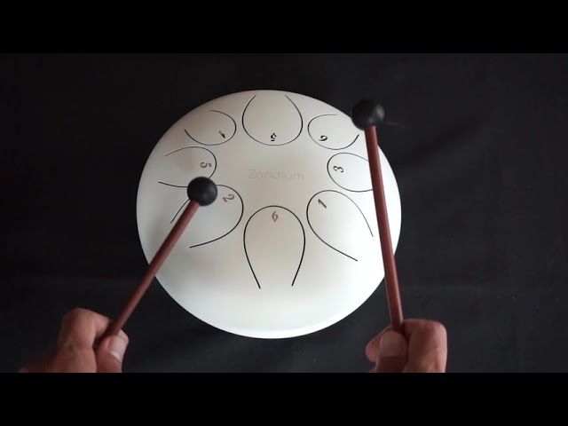 Vídeo relacionado con CAHAYA Tambor De Lengüeta De Acero De 6 Pulgadas Con 8 Notas, Libro De Música, Mazas De Tambor, Dedales Y Bolsa De Transporte Turquesa, CY00372-1