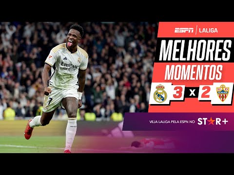 Gols e lances de Real Madrid x Almeria