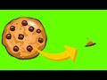 Cookie Being Eaten Green Screen