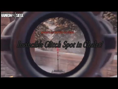 Invincible Glitch Spot in Chalet! (Rainbow 6 Siege)