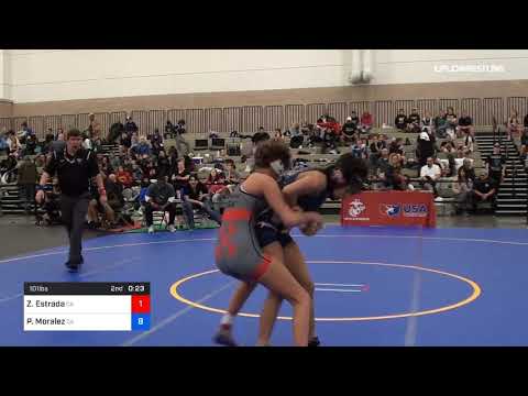 101 Lbs Final Zao Estrada Team California Vs Paige Moralez Team California
