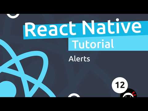 React Native Tutorial 12 Alerts