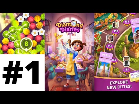 Diamond Diaries Saga levels - episode 1 - free download - walkthrough