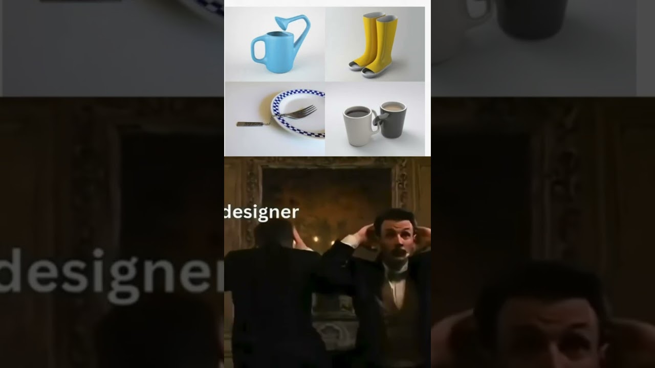 The designer invented some useless stuff ￼￼ #trending #memes #shorts#design