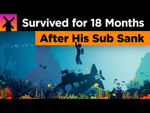 潛水艇沉沒後在島上生存了18個月的男人。 (The Man Who Survived for 18 Months On an Island After His Submarine Sank)