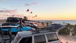 Sunset Lake Michigan