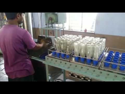 Semiautomatic Bottle Washing Rinsing Machine