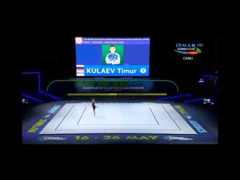 KULAEV Timur (RUS) - FINAL SENIORS IM Aerobic Gymnastics European Championships 2019