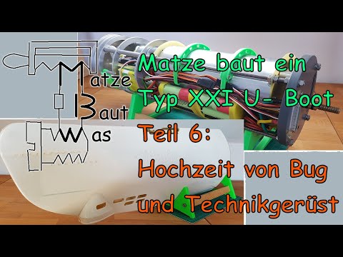 Matze builds a Type XXI model submarine, Part 6