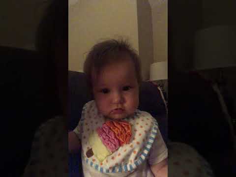 Mary Frances teaches baby.