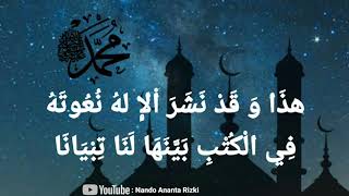 Download lagu Lirik Maulid Adhiya Ulami - Part 3 mp3