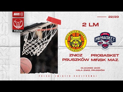 Znicz Basket Pruszków - Superis UKS Probasket Mińsk Maz. (2 LM, Grupa B, 2 Kolejka, Sezon 2022/2023)