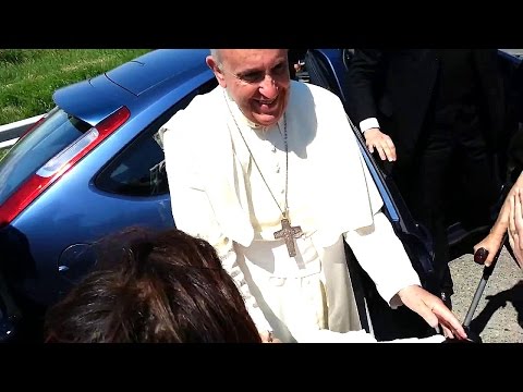 ¨El Papa se detuvo en mi casa¨